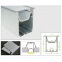 Profilé Aluminium Anodisé 2m. 70x75mm Encastré
