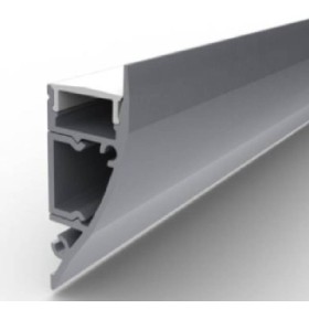 Profilé Aluminium Anodisé 2m. 17.7 x 43.5mm pour éclairage indirect