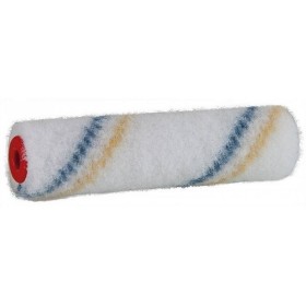 Rouleau à peinture 100mm Nylon Toison/6 rayer vert/noir