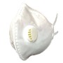 Masque à poussière FFP2 NR avec valves DIN/EN149:2001+A1:2009 / 1pces