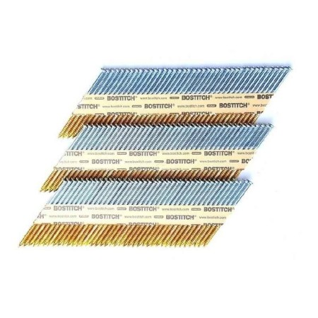 Clou annelé attache papier 2.8x65 34° zingué 3000pces