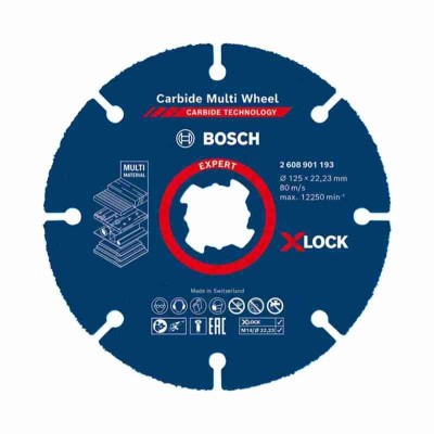 Disque à tronçonner Carbide Multi Wheel BOSCH 125mm