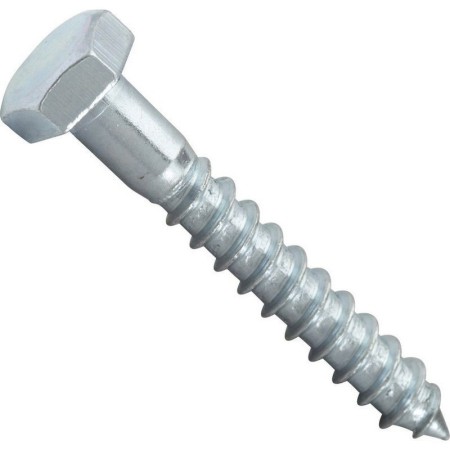 Tirefonds 8x140mm Tête six pans SW13 zingué bleu 50pces