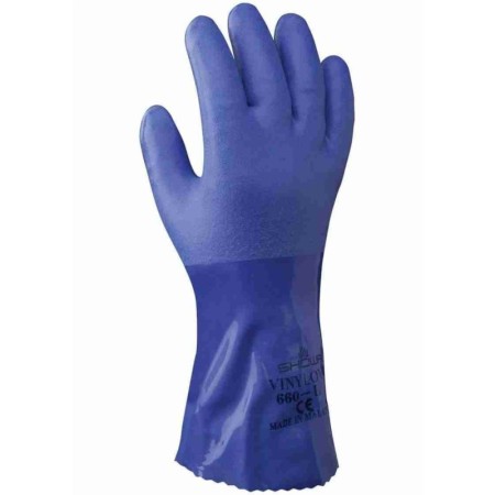Gants de protection Produit chimique SHOWA 660/36 bleu XL