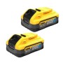 SET Dewalt de 2 Accus 18V PowerStack 5.0Ah
