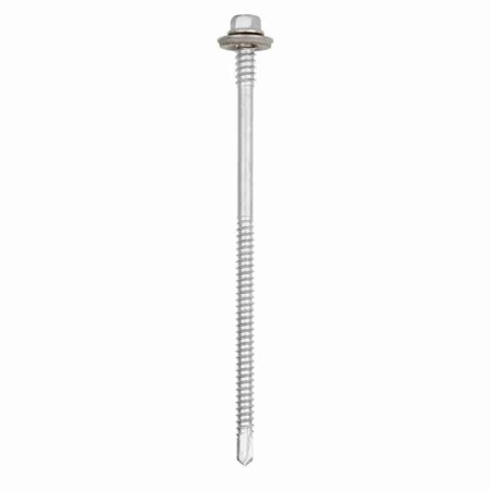 Vis autoperceuse zingué 6.5x120 étanche pour panneau sandwich 150pces