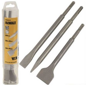 SET de 3 burins SDS+ Dewalt