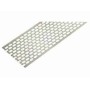 Grillage 100mm Aluminium blanc/brun pour ventilation de toiture 60m.