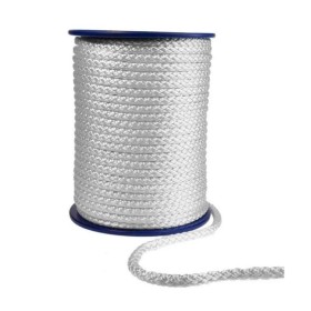 Corde tressé de 12mm pour la suspension de filet antichute 100m.
