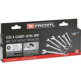 Jeu de clés Mixtes à cliquet Métriques FACOM 7pces