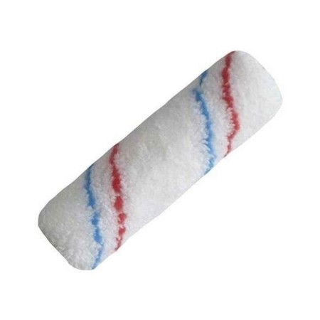 Rouleau à peinture EBNAT 100mm Toison/9 rayer Rouge/bleu