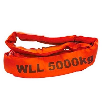 Elingues de levage ronde sans fin 4m. utile, 5000kg