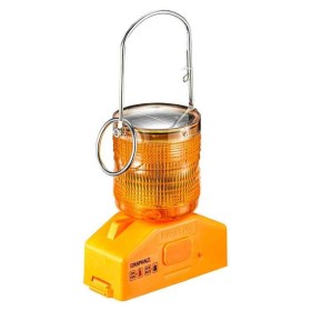 Lampe d'avertissement de chantier 360° Asphalt solaire