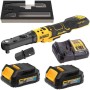 Cliquet à batterie 3/8 et 1/2 18V XR Dewalt DCF510E2G