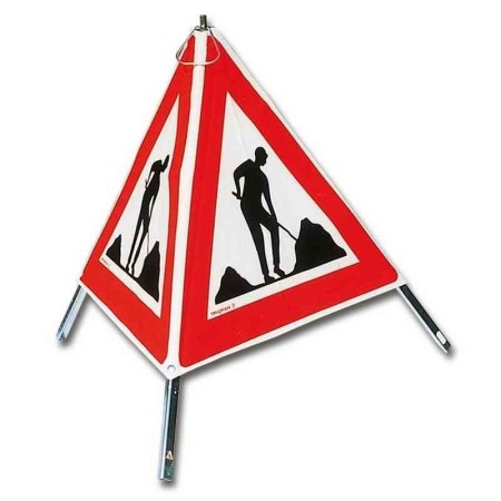 Signal pliable Triopan Chantier R0 1.14 60cm avec étui de protection