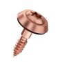 Vis pour ferblantiers 4.5x25 Cuivre étanche 100pces