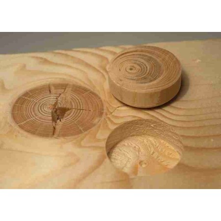 Bouchon Noeuds Epicéa 15mm 250pces