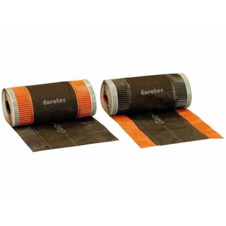 Bande de faîtage ALU Brun chocolat enroulées 320mm x 5m.