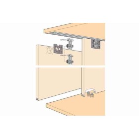 SET de garniture portes coulissante HAWA Eku Clipo 36H 2 vantaux