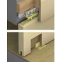 Ferrements pour portes coulissantes en bois HAWA Eku Porta 300H