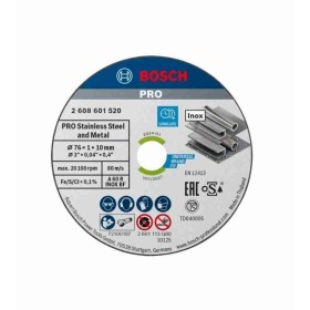 Disques à Tronçonner Bosch 76mm INOX 5pces