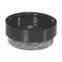 Patin de meuble Wagner avec feutre Naturel noir 20mm 1pce