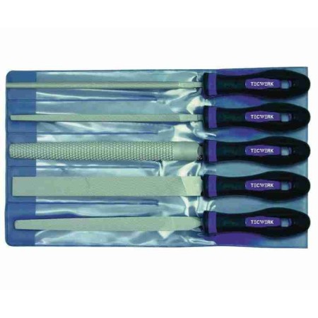 Jeu de 5 Limes 200mm TecWerk en pochette