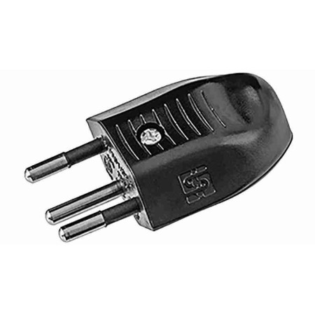 Fiche électrique 3 Pôles en nylon noir