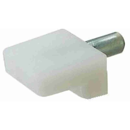 Taquets de rayon plat, blanc, tenon de 5mm x 12mm 100pces