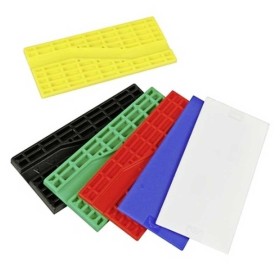Cale de vitrage 100x30mm 6mm noir 1000pces