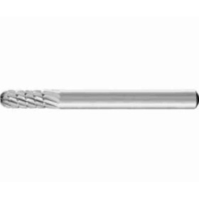 Fraise HSS sur tige PFERD 6/16x60mm bout arrondi