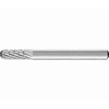 Fraise HSS sur tige PFERD 6/16x60mm bout arrondi