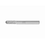 Fraise Carbure sur tige PFERD 6/16x55mm bout arrondi
