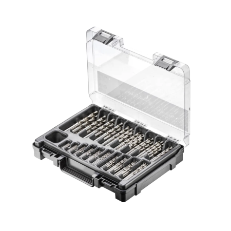 Assortiment de mèches à métaux FORTEC HSS-G 170pces