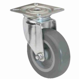 Roulette de 50mm dirigeable sur plaque à visser 50kg