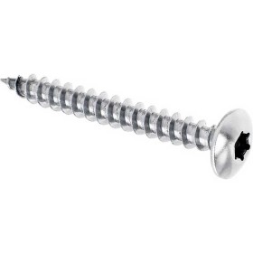 Vis à bois 5.0x20 Inox A2 TX10 Tête goutte de suif 500pces