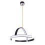 Suspension DESIGN LED 36,5 Watt 230V noir